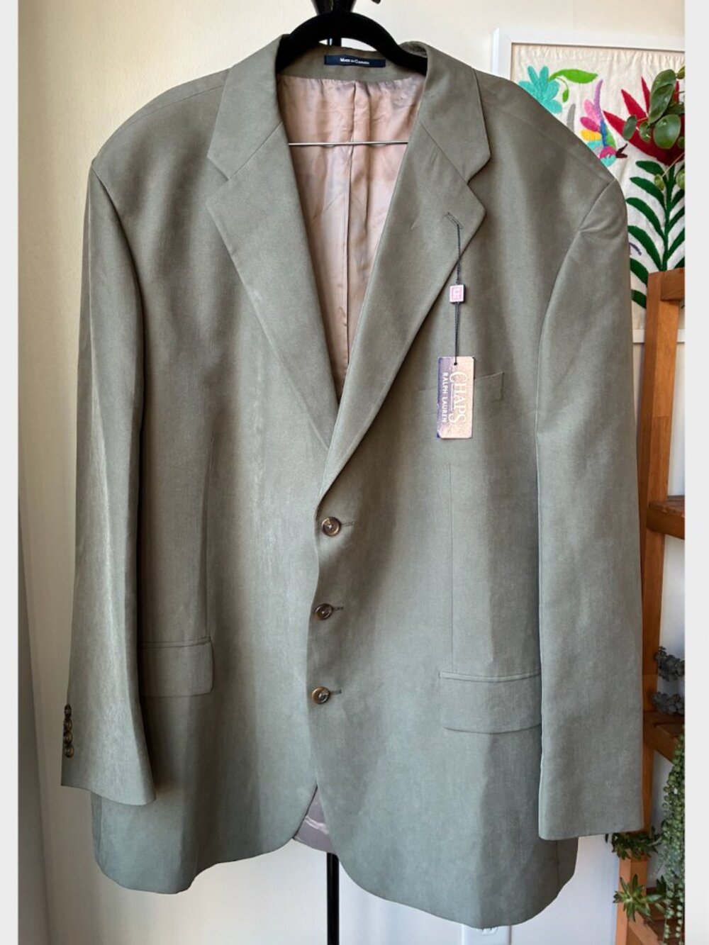 Chaps Ralph Lauren NWT Vintage Olive Green Blazer